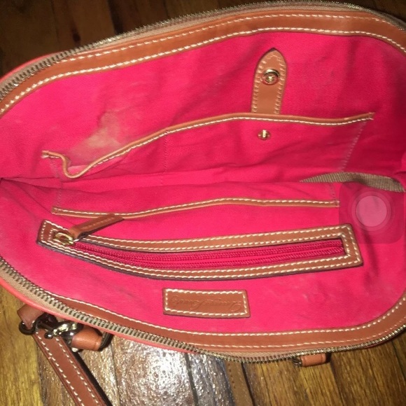 Dooney and Bourke Pebble Grain Leather Satchel - Picture 5 of 6